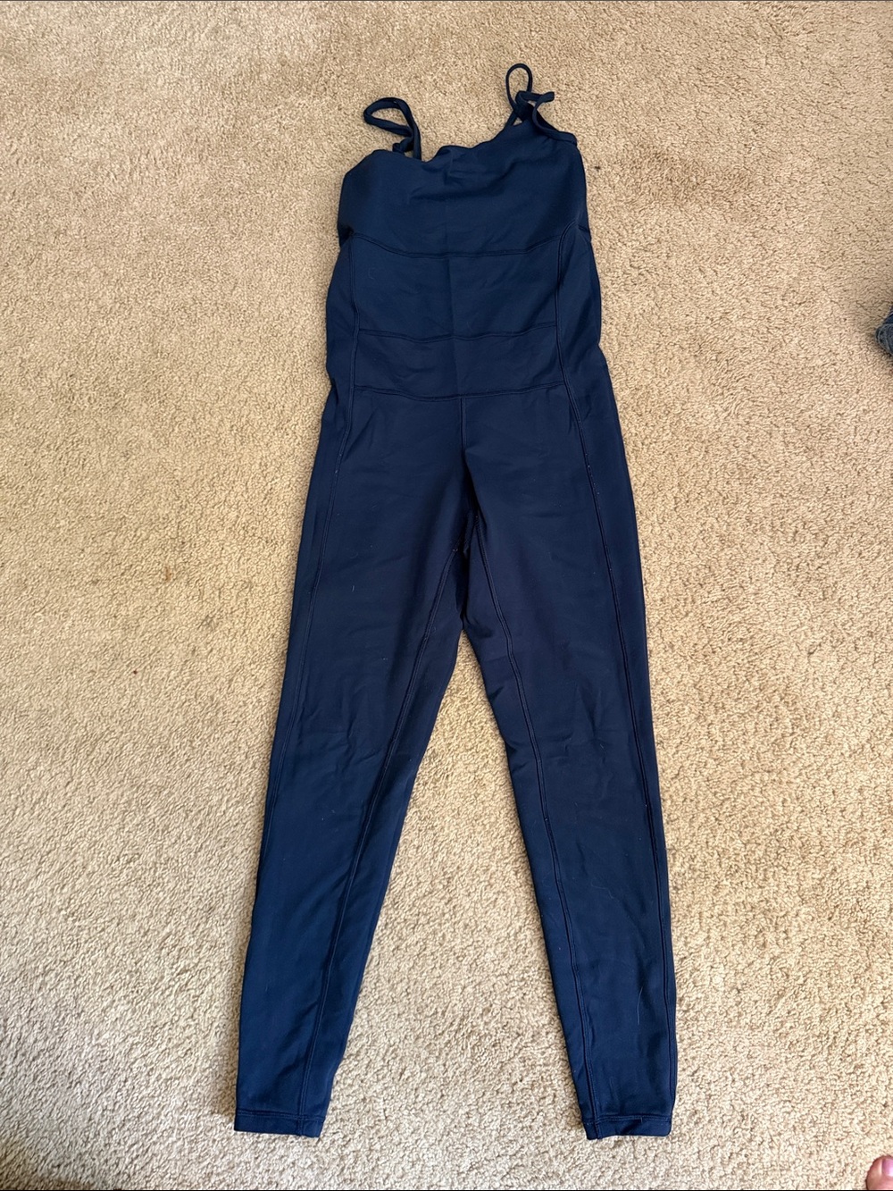 Universal Standard Deep Navy Strappy Jumpsuit
